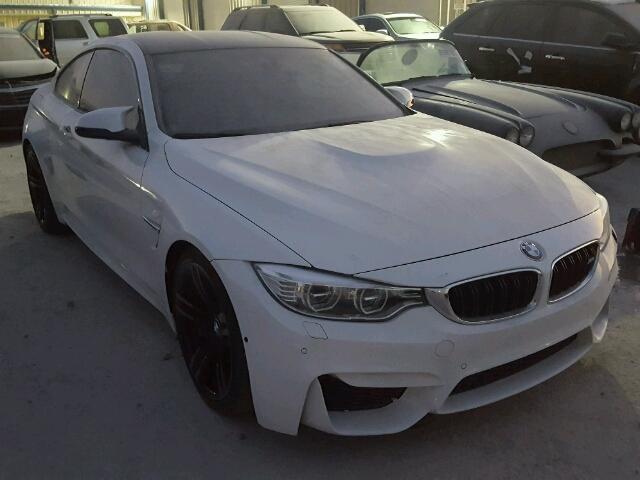 WBS3R9C59FK329462 - 2015 BMW M4 WHITE photo 1