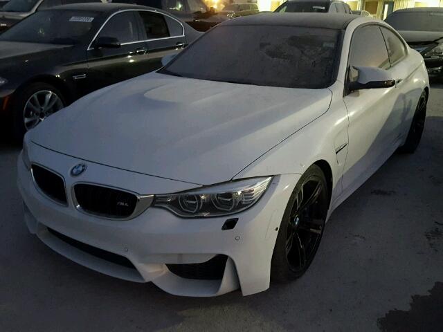 WBS3R9C59FK329462 - 2015 BMW M4 WHITE photo 2