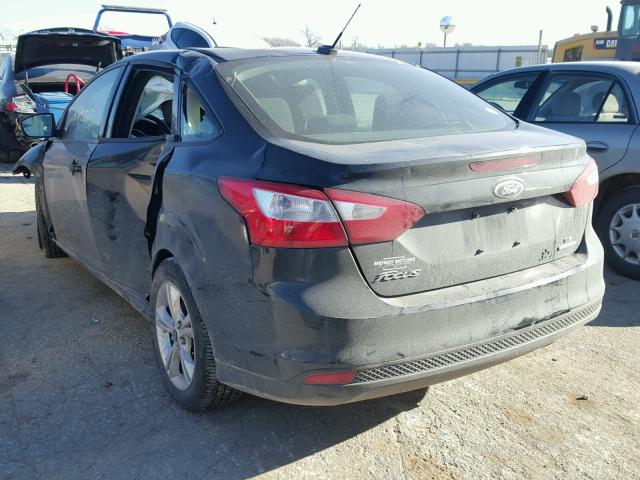 1FADP3F24DL195571 - 2013 FORD FOCUS SE BLACK photo 3