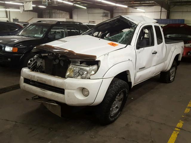 5TEUU42N25Z135607 - 2005 TOYOTA TACOMA ACC WHITE photo 2