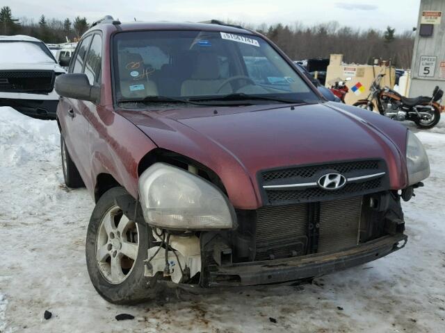 KM8JM12B47U576203 - 2007 HYUNDAI TUCSON GLS BURGUNDY photo 1