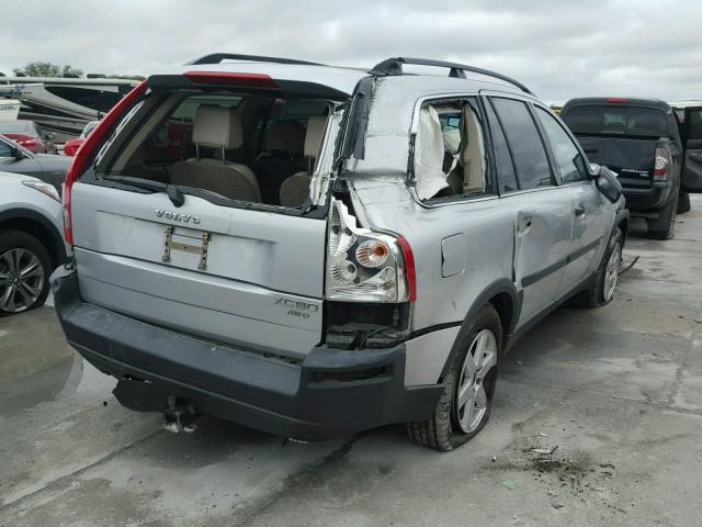 YV1CZ59H331004299 - 2003 VOLVO XC90 SILVER photo 4