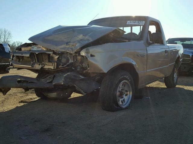 1FTCR10A8TTA45384 - 1996 FORD RANGER GOLD photo 2