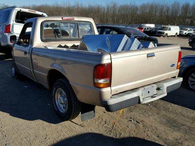 1FTCR10A8TTA45384 - 1996 FORD RANGER GOLD photo 3