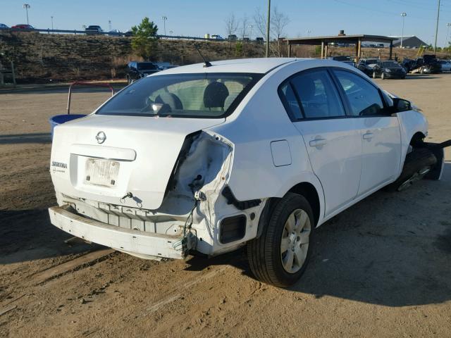 3N1AB61E78L649808 - 2008 NISSAN SENTRA 2.0 WHITE photo 4