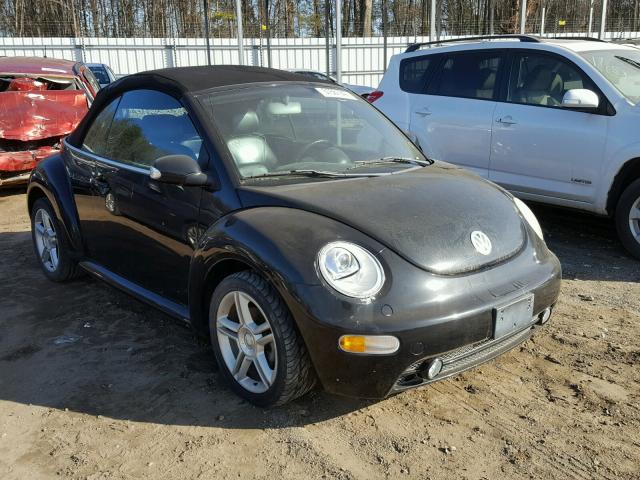 3VWCD31Y15M367868 - 2005 VOLKSWAGEN NEW BEETLE BLACK photo 1