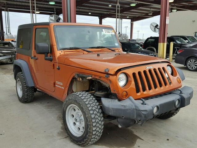 1J4AA2D14AL187138 - 2010 JEEP WRANGLER S ORANGE photo 1