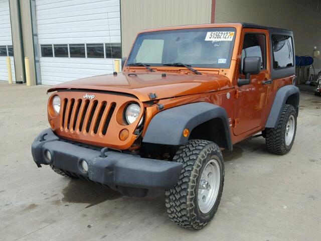 1J4AA2D14AL187138 - 2010 JEEP WRANGLER S ORANGE photo 2