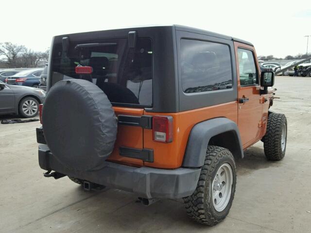 1J4AA2D14AL187138 - 2010 JEEP WRANGLER S ORANGE photo 4