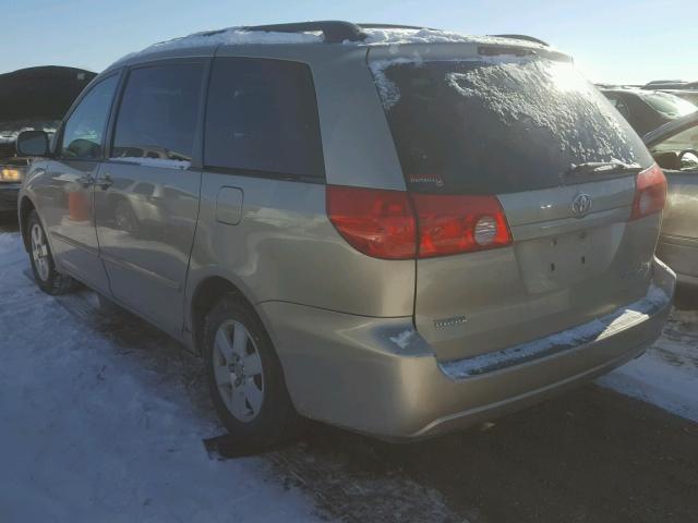 5TDZA23CX6S512120 - 2006 TOYOTA SIENNA CE GOLD photo 3