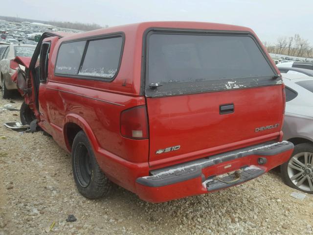 1GCCS19W2Y8129231 - 2000 CHEVROLET S TRUCK S1 RED photo 3