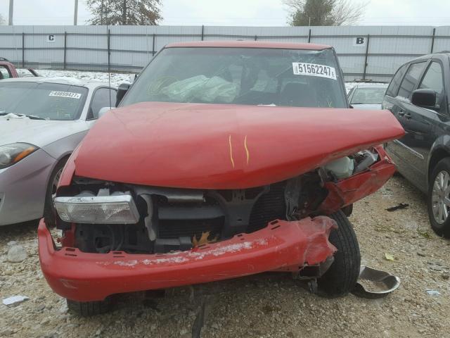 1GCCS19W2Y8129231 - 2000 CHEVROLET S TRUCK S1 RED photo 7