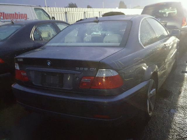WBABD33415PL08349 - 2005 BMW 325 CI GRAY photo 4