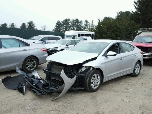 5NPD74LF4HH102551 - 2017 HYUNDAI ELANTRA SE SILVER photo 2