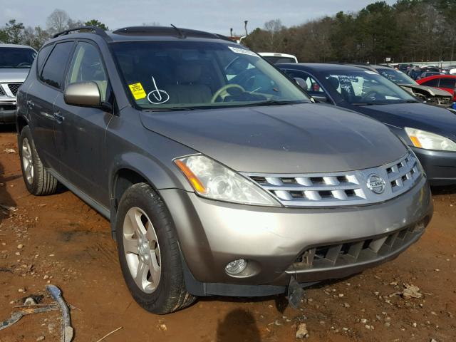 JN8AZ08W73W214749 - 2003 NISSAN MURANO SL GOLD photo 1