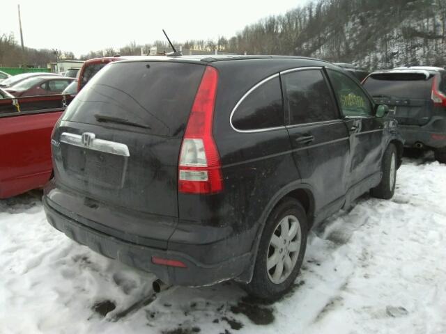 5J6RE487X9L007772 - 2009 HONDA CR-V EXL BLACK photo 4