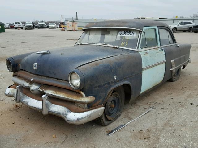 B3KG130748 - 1953 FORD SEDAN BLUE photo 2