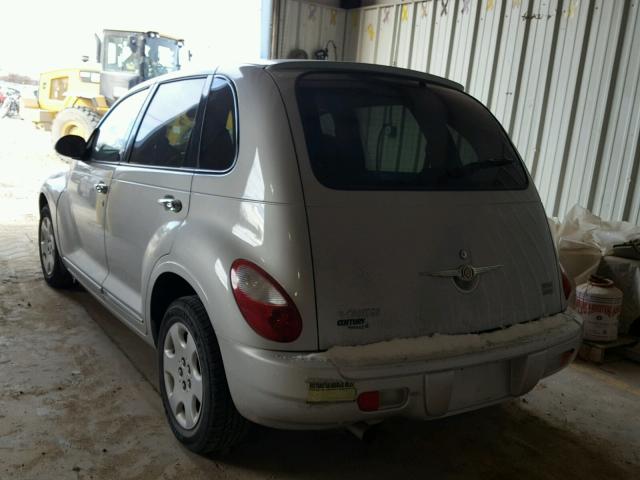 3A4FY58B77T522489 - 2007 CHRYSLER PT CRUISER SILVER photo 3