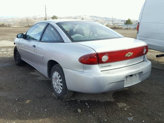 1G1JC12F047113780 - 2004 CHEVROLET CAVALIER SILVER photo 3