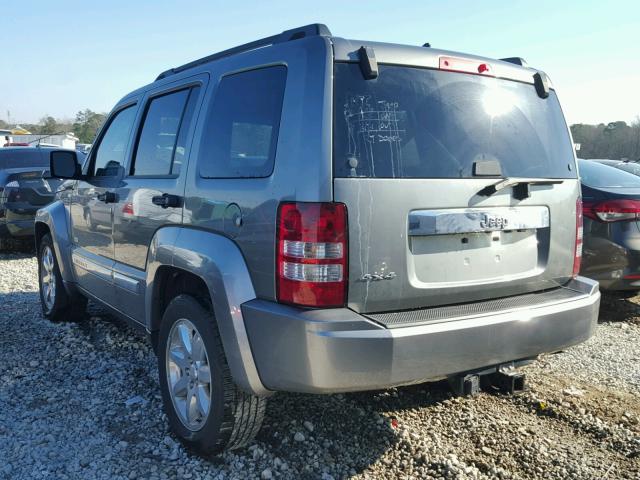 1C4PJMAK6CW171193 - 2012 JEEP LIBERTY SP GRAY photo 3