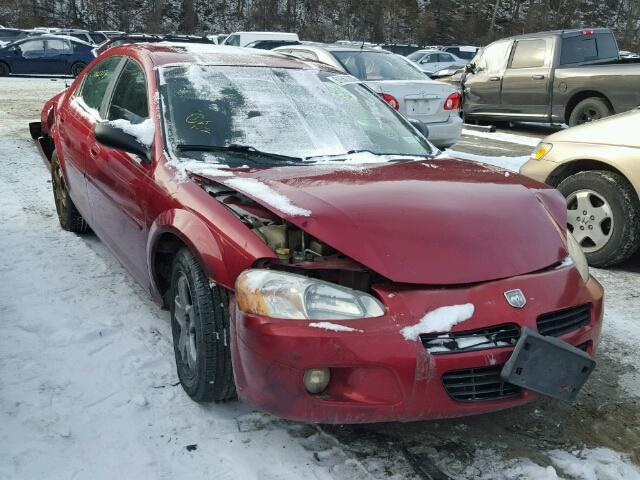 1B3EL56T63N536892 - 2003 DODGE STRATUS ES RED photo 1