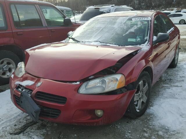 1B3EL56T63N536892 - 2003 DODGE STRATUS ES RED photo 2