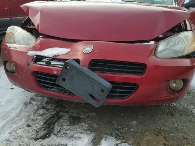 1B3EL56T63N536892 - 2003 DODGE STRATUS ES RED photo 7