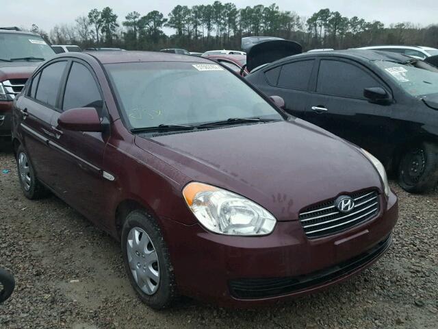 KMHCN46C66U024713 - 2006 HYUNDAI ACCENT GLS MAROON photo 1