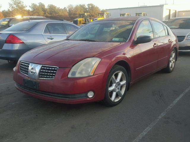 1N4BA41E74C844649 - 2004 NISSAN MAXIMA SE MAROON photo 2