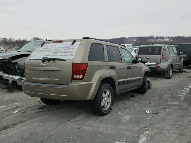 1J4HR48N16C228140 - 2006 JEEP GRAND CHER TAN photo 4