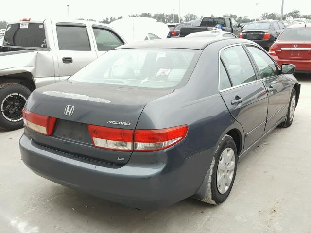 3HGCM56344G701191 - 2004 HONDA ACCORD LX CHARCOAL photo 4