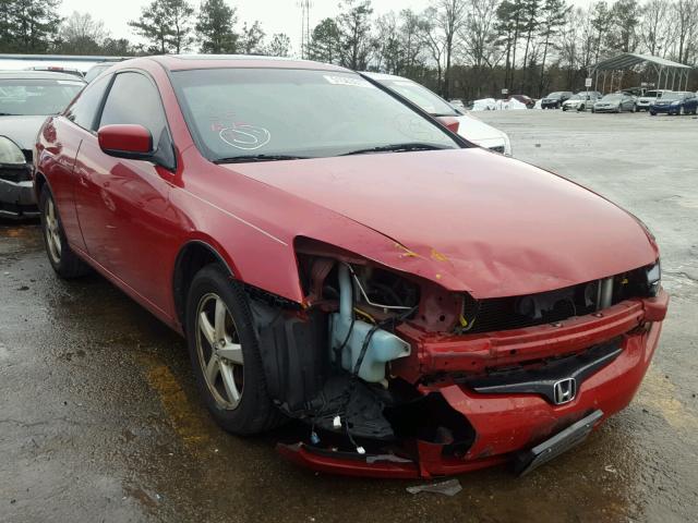 1HGCM72734A000337 - 2004 HONDA ACCORD EX RED photo 1