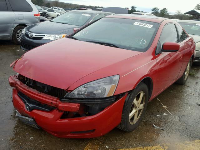 1HGCM72734A000337 - 2004 HONDA ACCORD EX RED photo 2