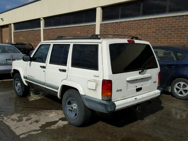 1J4FF48S9YL272668 - 2000 JEEP CHEROKEE S WHITE photo 3