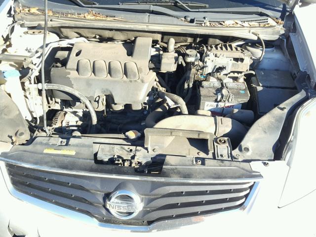 3N1AB6AP7AL652392 - 2010 NISSAN SENTRA 2.0 SILVER photo 7