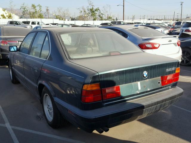 WBAHD6321SGK46666 - 1995 BMW 525I AUTOM GREEN photo 3