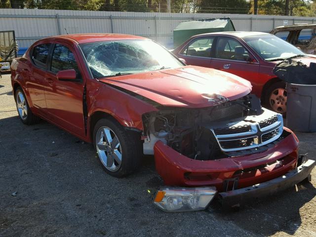 1B3BD1FB6BN558793 - 2011 DODGE AVENGER MA RED photo 1