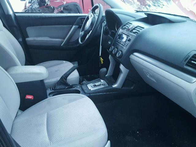 JF2SJAEC2EH534223 - 2014 SUBARU FORESTER 2 CHARCOAL photo 5