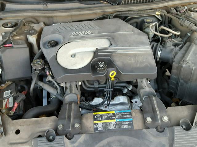 2G1WC581669242598 - 2006 CHEVROLET IMPALA LT TAN photo 7