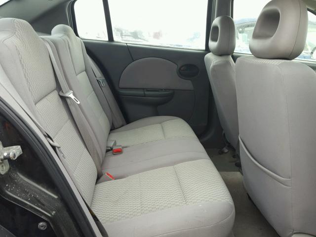 1G8AZ55F96Z207120 - 2006 SATURN ION LEVEL BLACK photo 6
