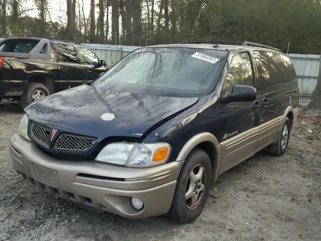 1GMDX03EX3D136925 - 2003 PONTIAC MONTANA BLUE photo 2