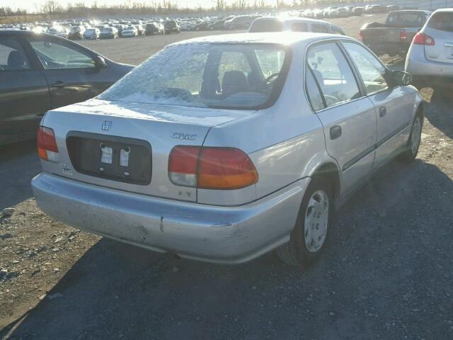 2HGEJ6679VH537898 - 1997 HONDA CIVIC LX SILVER photo 4