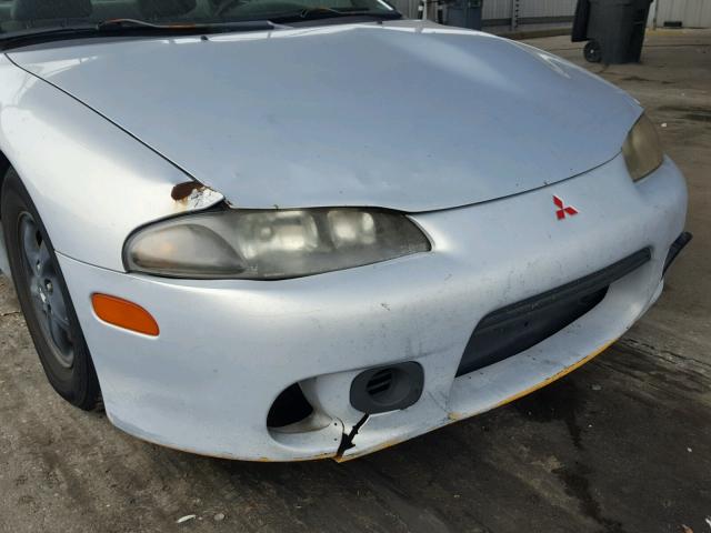 4A3AK34Y5WE060655 - 1998 MITSUBISHI ECLIPSE RS SILVER photo 9