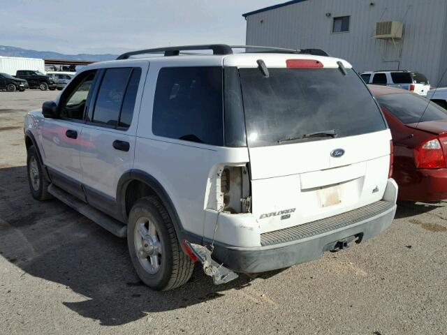 1FMZU73KX3ZB38044 - 2003 FORD EXPLORER X WHITE photo 3
