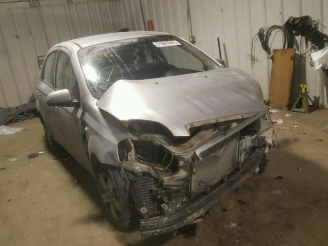 KL1TD56607B115245 - 2007 CHEVROLET AVEO BASE ვერცხლისფერი ფოტო 1