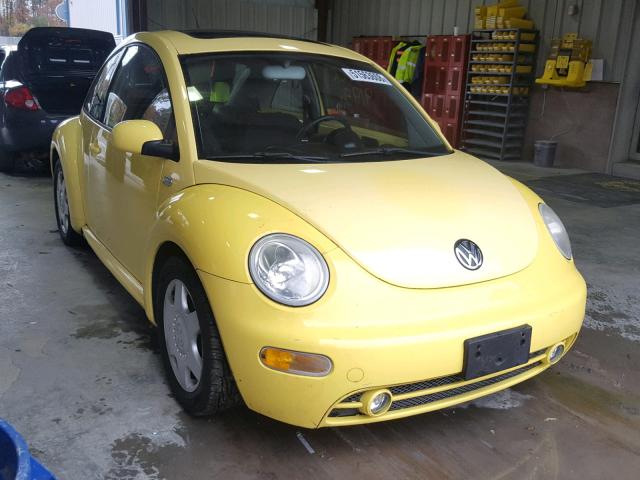 3VWCK21C11M469671 - 2001 VOLKSWAGEN NEW BEETLE YELLOW photo 1