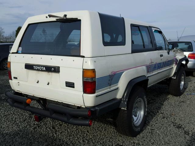 JT4RN62D4G0015767 - 1986 TOYOTA 4RUNNER RN CREAM photo 4