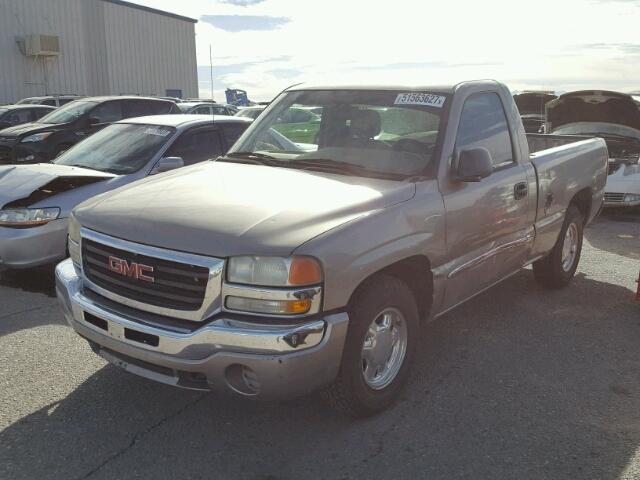 1GTEC14X53Z287801 - 2003 GMC NEW SIERRA TAN photo 2