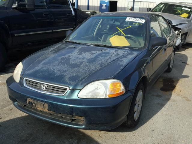 2HGEJ6671WH615317 - 1998 HONDA CIVIC LX GREEN photo 2