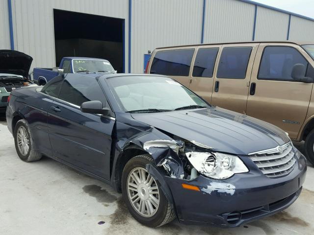 1C3LC45K58N233963 - 2008 CHRYSLER SEBRING BLUE photo 1